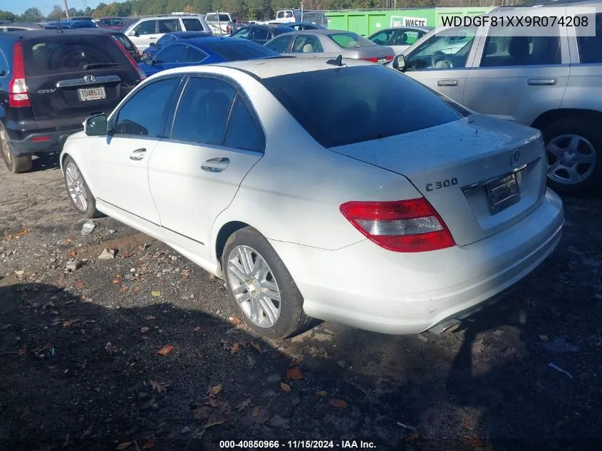 2009 Mercedes-Benz C 300 Luxury 4Matic/Sport 4Matic VIN: WDDGF81XX9R074208 Lot: 40850966