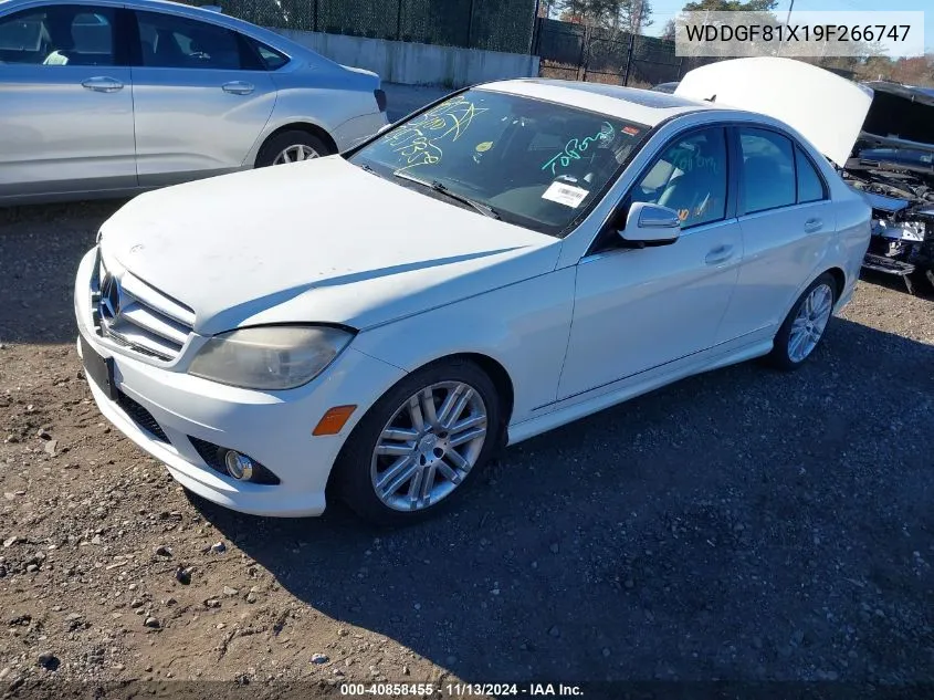 2009 Mercedes-Benz C 300 Luxury 4Matic/Sport 4Matic VIN: WDDGF81X19F266747 Lot: 40858455