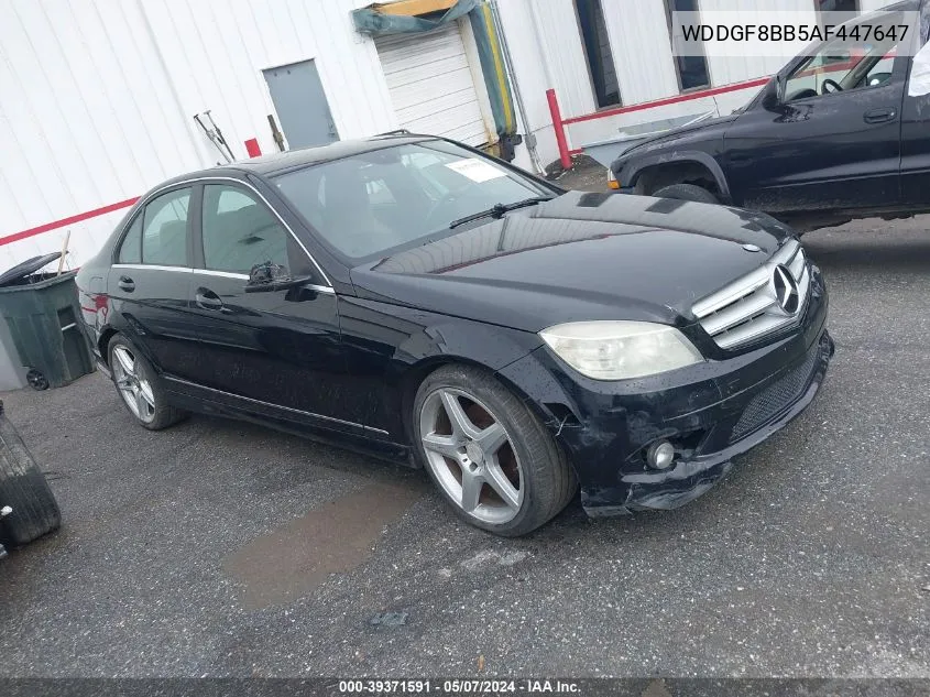 WDDGF8BB5AF447647 2010 Mercedes-Benz C 300 Luxury 4Matic/Sport 4Matic