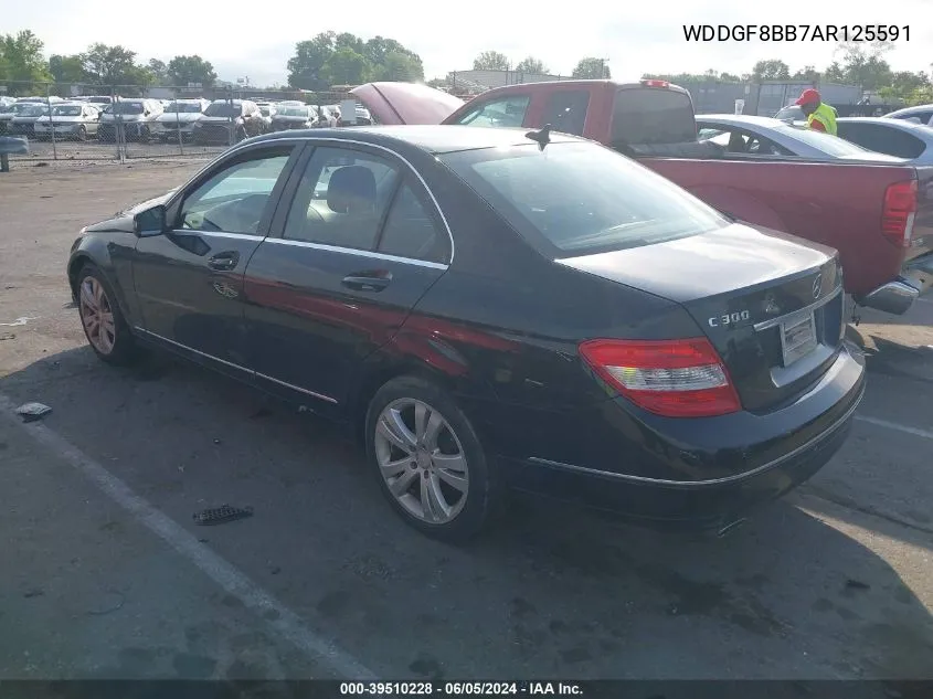 2010 Mercedes-Benz C 300 Luxury 4Matic/Sport 4Matic VIN: WDDGF8BB7AR125591 Lot: 39510228