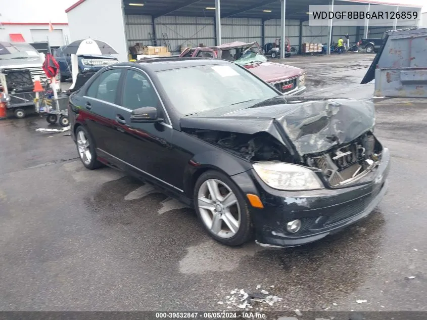 2010 Mercedes-Benz C 300 Luxury 4Matic/Sport 4Matic VIN: WDDGF8BB6AR126859 Lot: 39532847