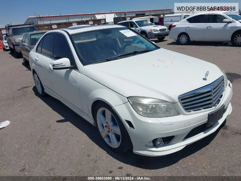 2010 Mercedes-Benz C 300 VIN: WDDGF8BB5AF453898 Lot: 39603890