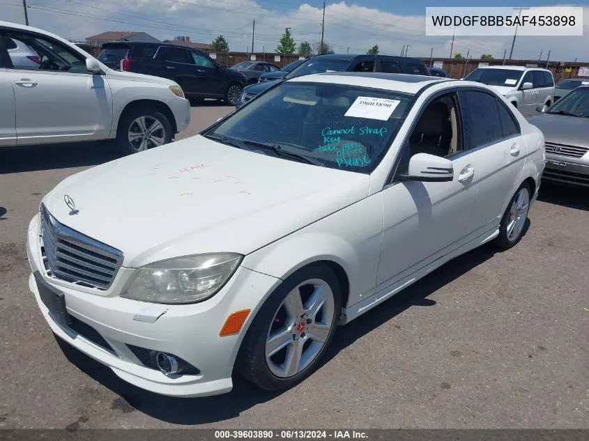 2010 Mercedes-Benz C 300 VIN: WDDGF8BB5AF453898 Lot: 39603890