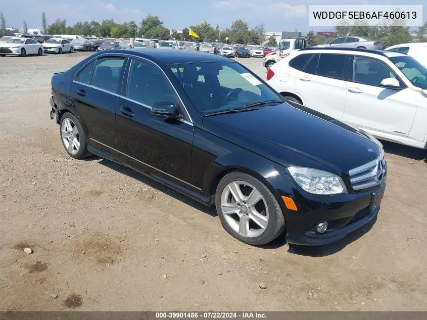 2010 Mercedes-Benz C 300 Luxury/Sport VIN: WDDGF5EB6AF460613 Lot: 39901456