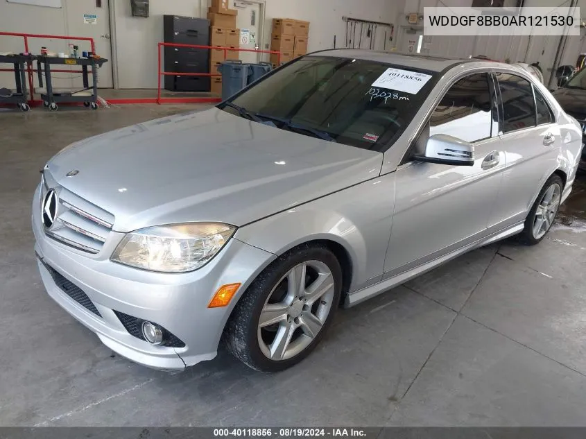 2010 Mercedes-Benz C 300 Luxury 4Matic/Sport 4Matic VIN: WDDGF8BB0AR121530 Lot: 40118856