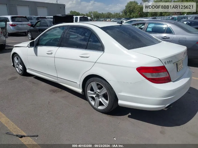 2010 Mercedes-Benz C 300 Luxury 4Matic/Sport 4Matic VIN: WDDGF8BB1AR125621 Lot: 40153358