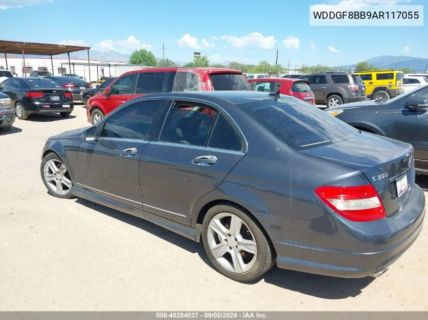 2010 Mercedes-Benz C 300 Luxury 4Matic/Sport 4Matic VIN: WDDGF8BB9AR117055 Lot: 40284037