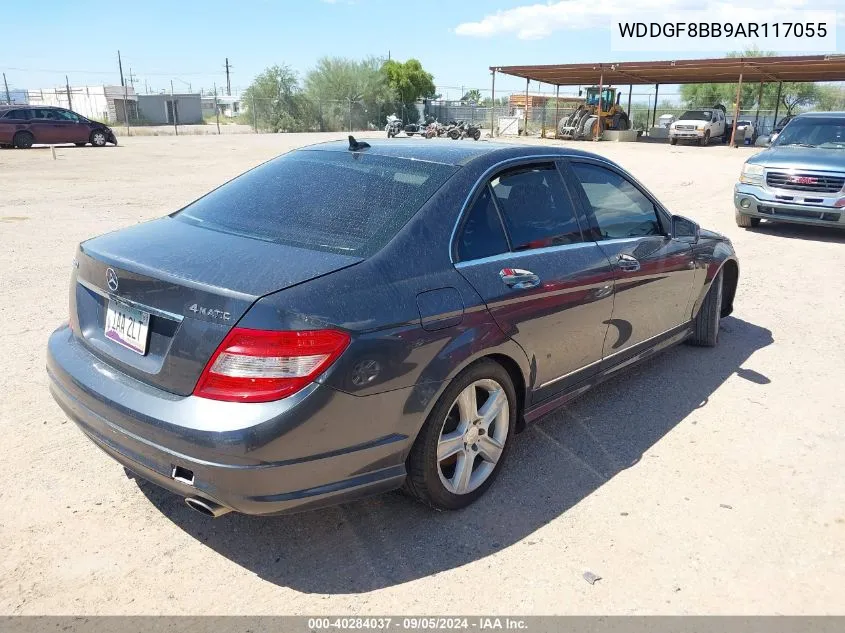 2010 Mercedes-Benz C 300 Luxury 4Matic/Sport 4Matic VIN: WDDGF8BB9AR117055 Lot: 40284037