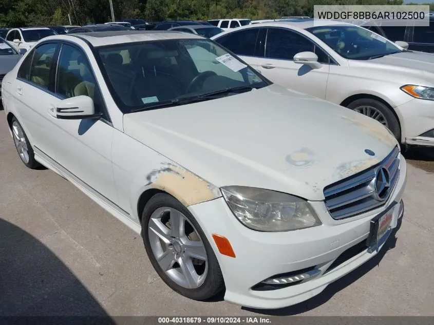 2010 Mercedes-Benz C 300 Luxury 4Matic/Sport 4Matic VIN: WDDGF8BB6AR102500 Lot: 40318679