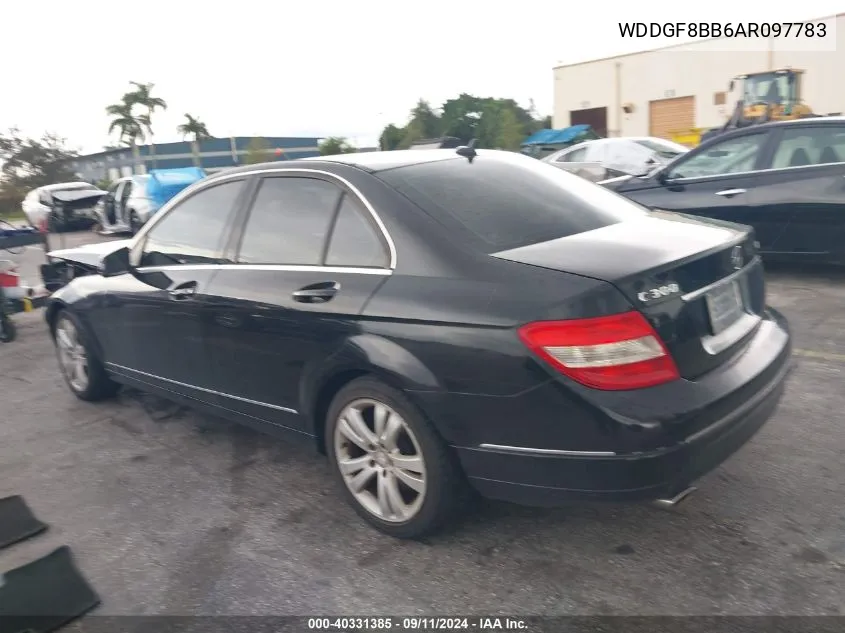 2010 Mercedes-Benz C 300 Luxury 4Matic/Sport 4Matic VIN: WDDGF8BB6AR097783 Lot: 40331385