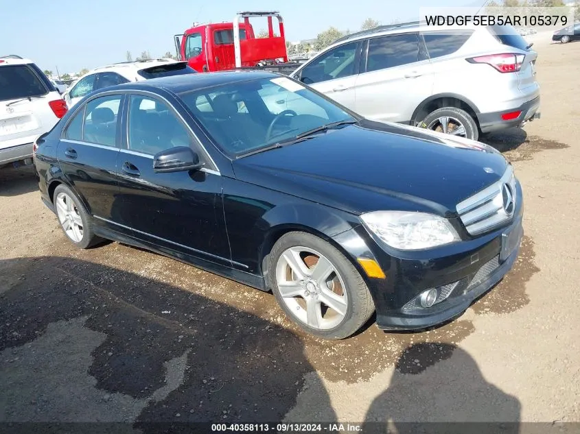 2010 Mercedes-Benz C 300 Luxury/Sport VIN: WDDGF5EB5AR105379 Lot: 40358113