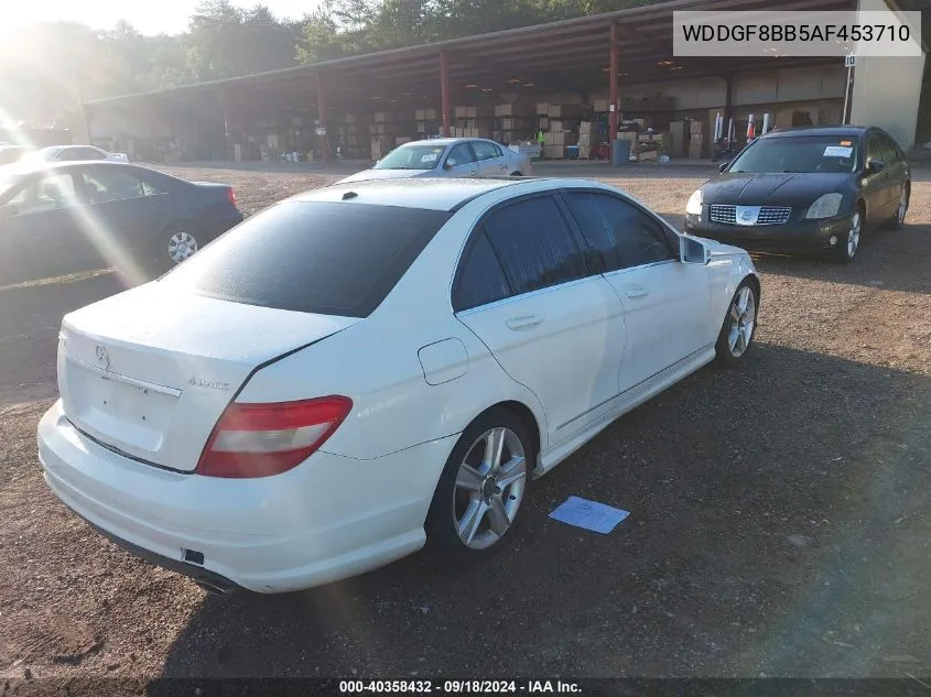 2010 Mercedes-Benz C 300 Luxury 4Matic/Sport 4Matic VIN: WDDGF8BB5AF453710 Lot: 40358432