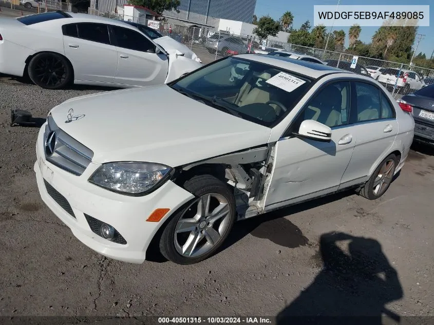 2010 Mercedes-Benz C 300 Luxury/Sport VIN: WDDGF5EB9AF489085 Lot: 40501315