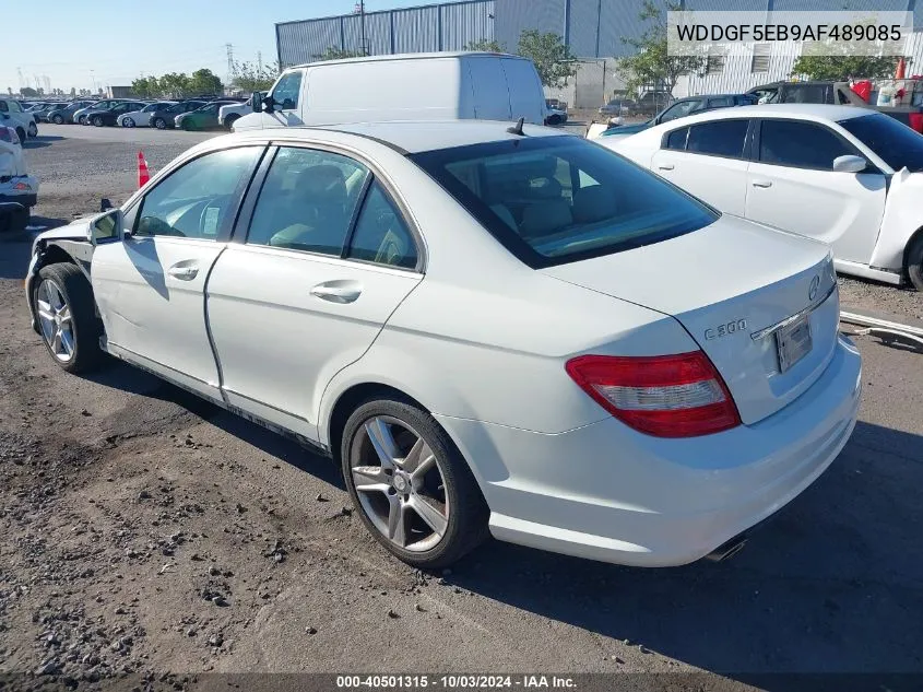 2010 Mercedes-Benz C 300 Luxury/Sport VIN: WDDGF5EB9AF489085 Lot: 40501315