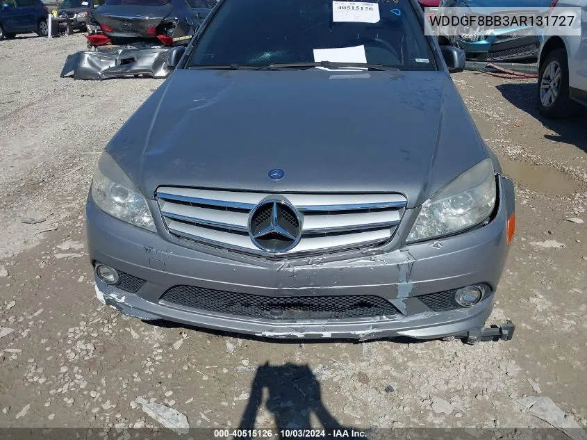 2010 Mercedes-Benz C 300 Luxury 4Matic/Sport 4Matic VIN: WDDGF8BB3AR131727 Lot: 40515126