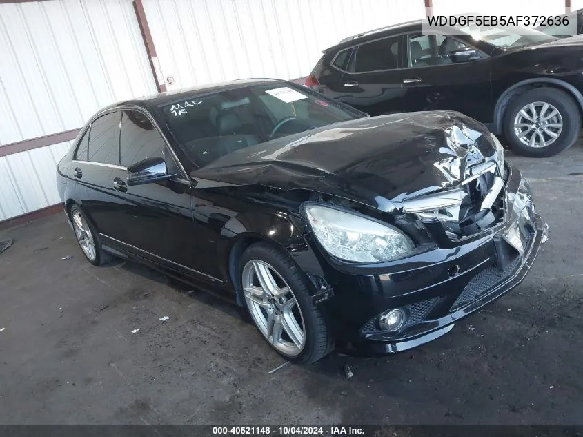 2010 Mercedes-Benz C 300 Luxury/Sport VIN: WDDGF5EB5AF372636 Lot: 40521148