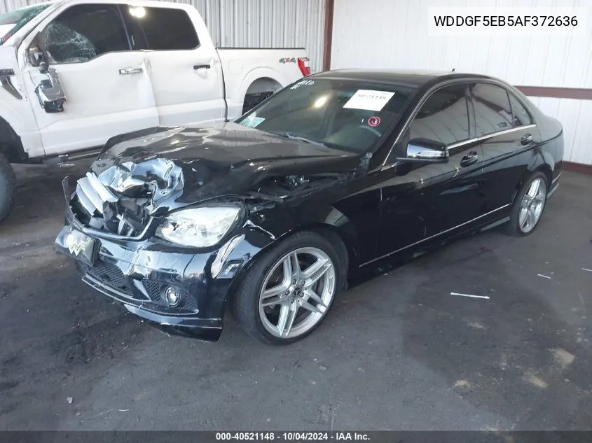 2010 Mercedes-Benz C 300 Luxury/Sport VIN: WDDGF5EB5AF372636 Lot: 40521148