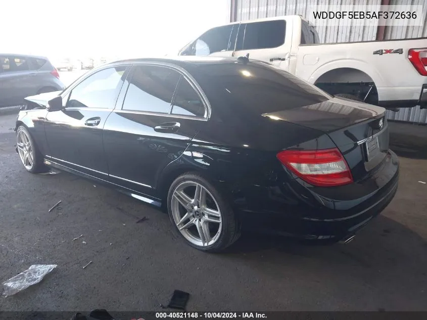 2010 Mercedes-Benz C 300 Luxury/Sport VIN: WDDGF5EB5AF372636 Lot: 40521148