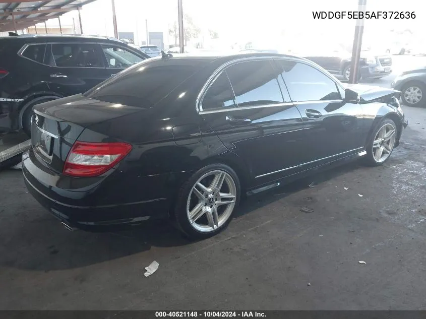 2010 Mercedes-Benz C 300 Luxury/Sport VIN: WDDGF5EB5AF372636 Lot: 40521148