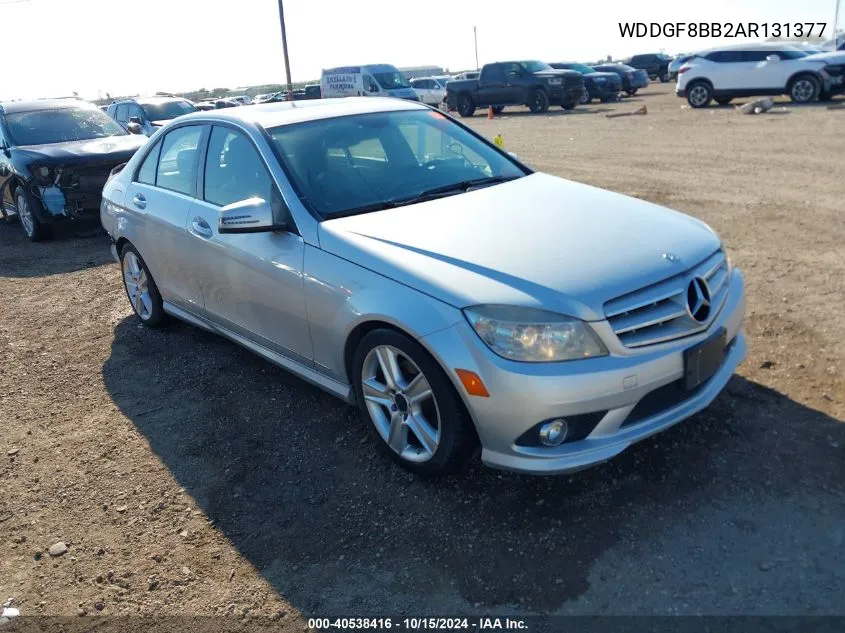 2010 Mercedes-Benz C 300 Luxury 4Matic/Sport 4Matic VIN: WDDGF8BB2AR131377 Lot: 40538416