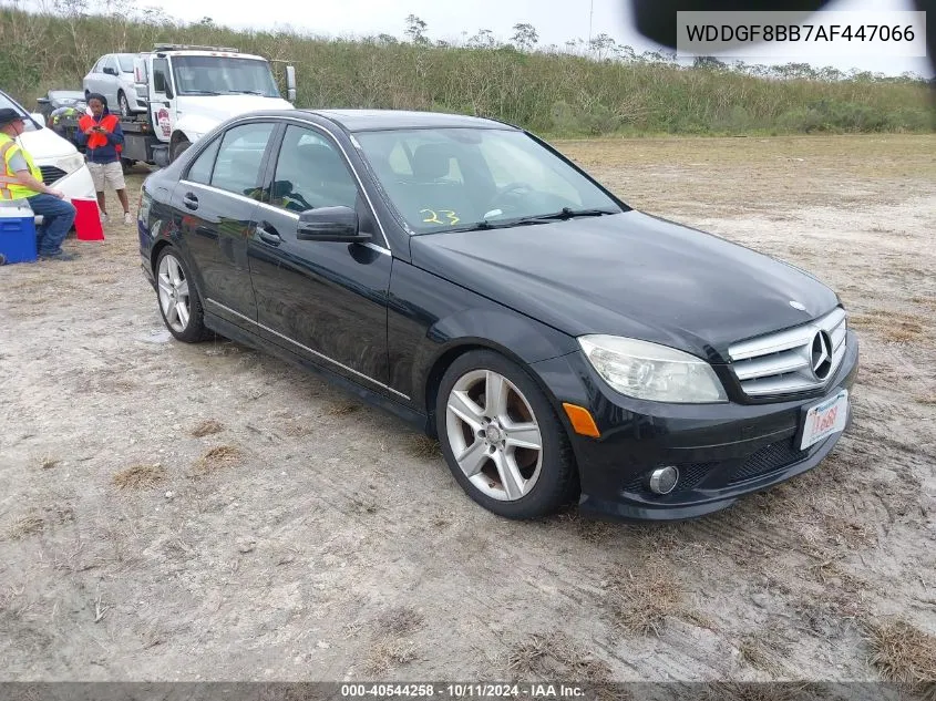 2010 Mercedes-Benz C 300 Luxury 4Matic/Sport 4Matic VIN: WDDGF8BB7AF447066 Lot: 40544258