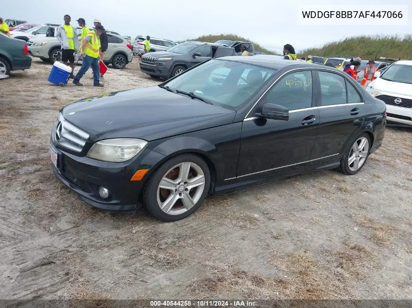 2010 Mercedes-Benz C 300 Luxury 4Matic/Sport 4Matic VIN: WDDGF8BB7AF447066 Lot: 40544258