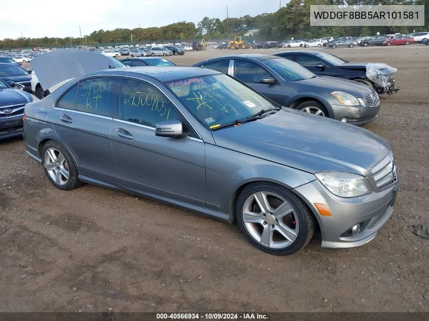 2010 Mercedes-Benz C 300 Luxury 4Matic/Sport 4Matic VIN: WDDGF8BB5AR101581 Lot: 40566934