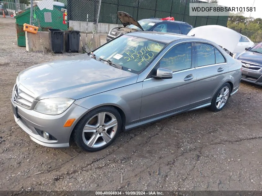 2010 Mercedes-Benz C 300 Luxury 4Matic/Sport 4Matic VIN: WDDGF8BB5AR101581 Lot: 40566934