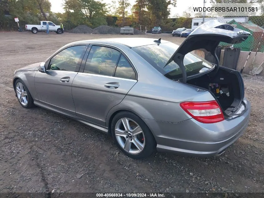 2010 Mercedes-Benz C 300 Luxury 4Matic/Sport 4Matic VIN: WDDGF8BB5AR101581 Lot: 40566934