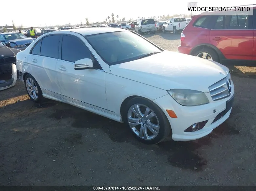 2010 Mercedes-Benz C 300 Luxury/Sport VIN: WDDGF5EB3AF437810 Lot: 40707814