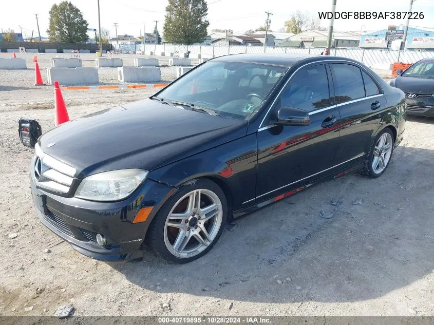 2010 Mercedes-Benz C 300 Luxury 4Matic/Sport 4Matic VIN: WDDGF8BB9AF387226 Lot: 40719895