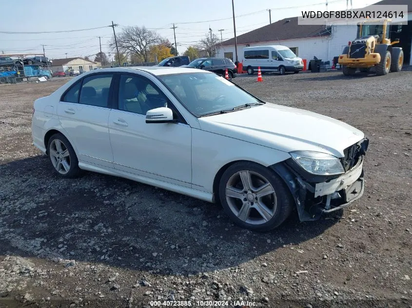 2010 Mercedes-Benz C 300 Luxury 4Matic/Sport 4Matic VIN: WDDGF8BBXAR124614 Lot: 40723885