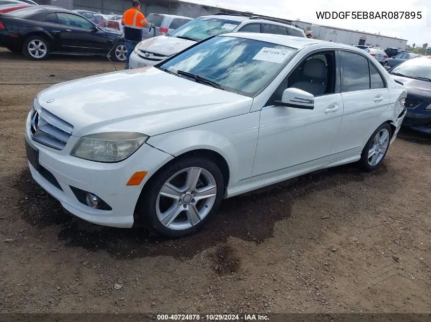 2010 Mercedes-Benz C 300 Luxury/Sport VIN: WDDGF5EB8AR087895 Lot: 40724878