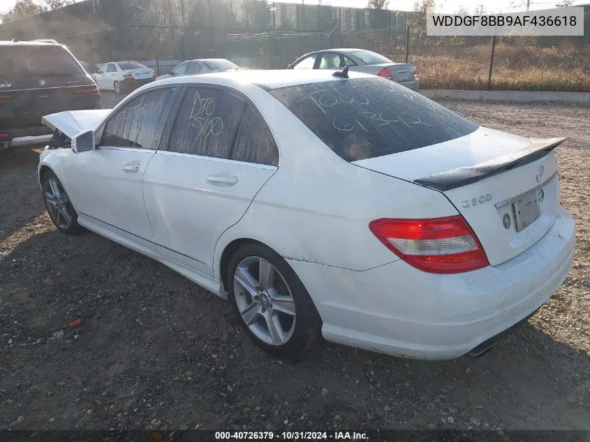 WDDGF8BB9AF436618 2010 Mercedes-Benz C 300 Luxury 4Matic/Sport 4Matic