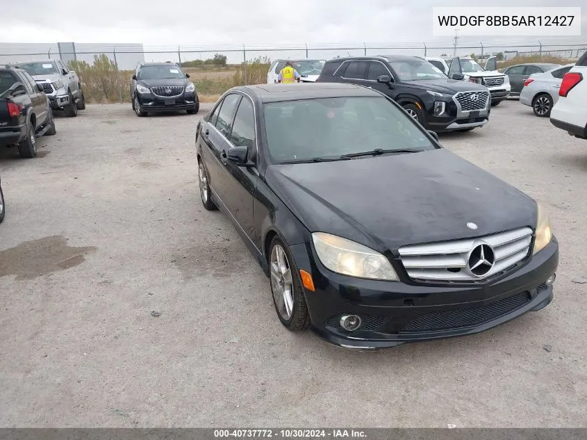 2010 Mercedes-Benz C 300 Luxury 4Matic/Sport 4Matic VIN: WDDGF8BB5AR12427 Lot: 40737772