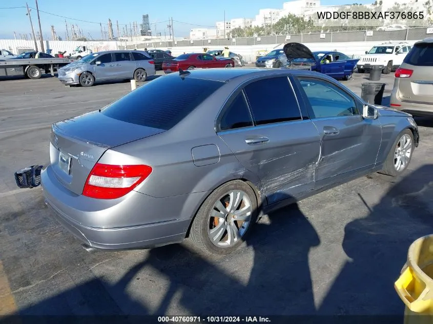 2010 Mercedes-Benz C 300 Luxury 4Matic/Sport 4Matic VIN: WDDGF8BBXAF376865 Lot: 40760971