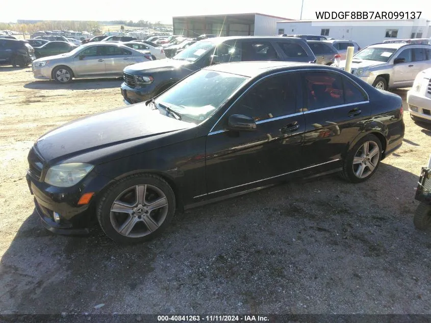 2010 Mercedes-Benz C 300 Luxury 4Matic/Sport 4Matic VIN: WDDGF8BB7AR099137 Lot: 40841263