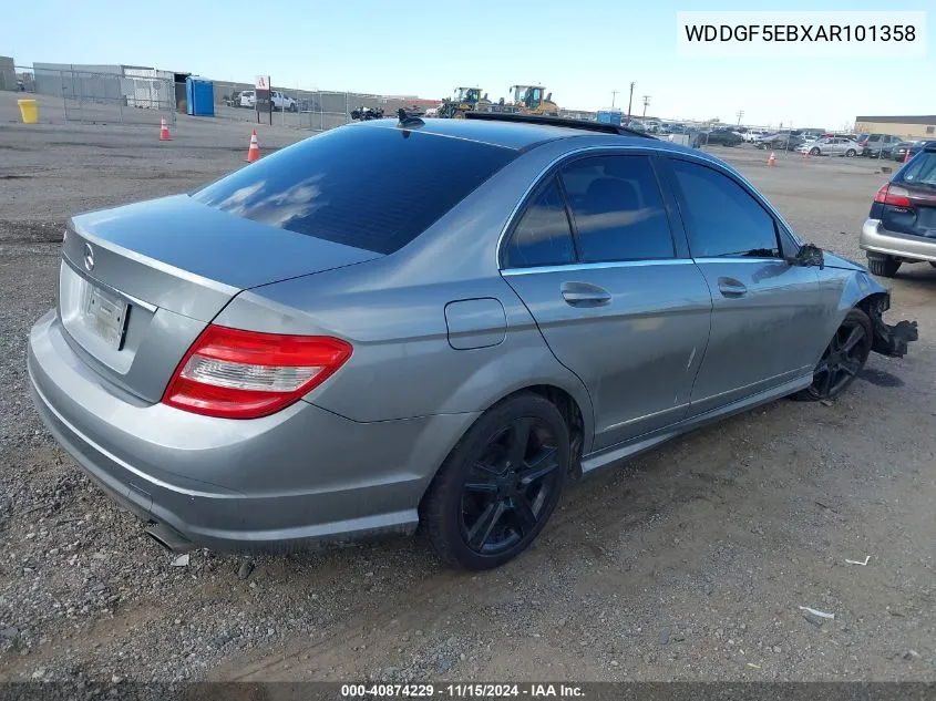 2010 Mercedes-Benz C 300 Luxury/Sport VIN: WDDGF5EBXAR101358 Lot: 40874229