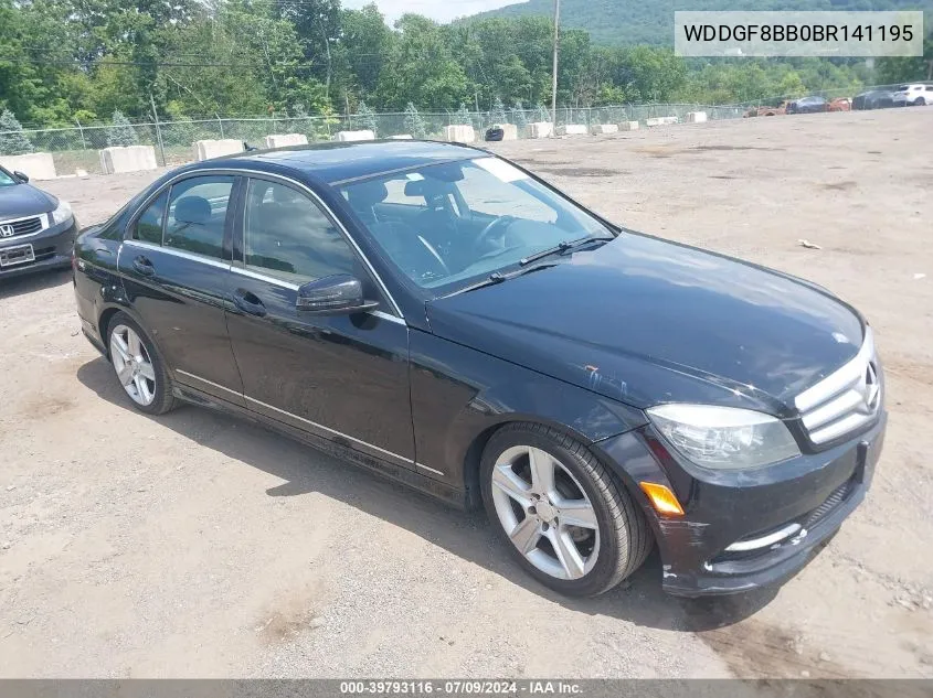 2011 Mercedes-Benz C 300 Luxury 4Matic/Sport 4Matic VIN: WDDGF8BB0BR141195 Lot: 39793116