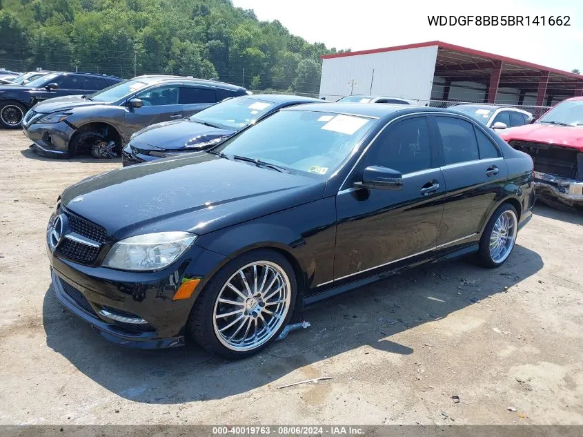 2011 Mercedes-Benz C 300 Luxury 4Matic/Sport 4Matic VIN: WDDGF8BB5BR141662 Lot: 40019763