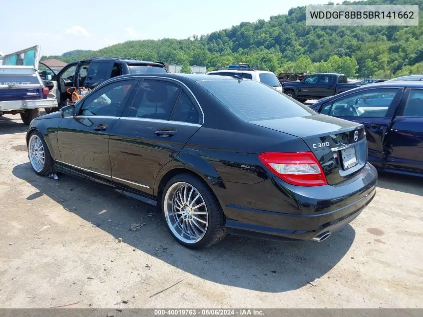 2011 Mercedes-Benz C 300 Luxury 4Matic/Sport 4Matic VIN: WDDGF8BB5BR141662 Lot: 40019763