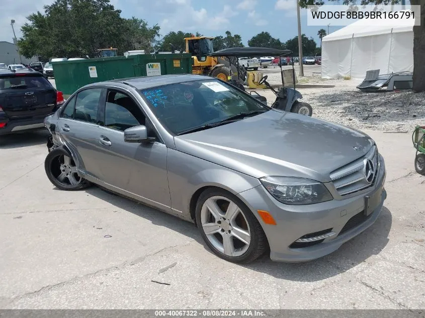 2011 Mercedes-Benz C 300 Luxury 4Matic/Sport 4Matic VIN: WDDGF8BB9BR166791 Lot: 40067322