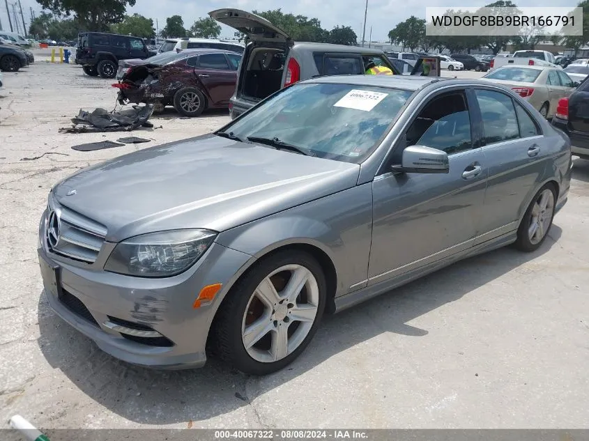 2011 Mercedes-Benz C 300 Luxury 4Matic/Sport 4Matic VIN: WDDGF8BB9BR166791 Lot: 40067322