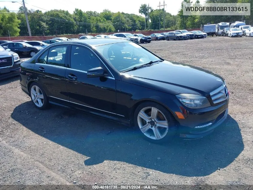 2011 Mercedes-Benz C 300 Luxury 4Matic/Sport 4Matic VIN: WDDGF8BB0BR133615 Lot: 40161738