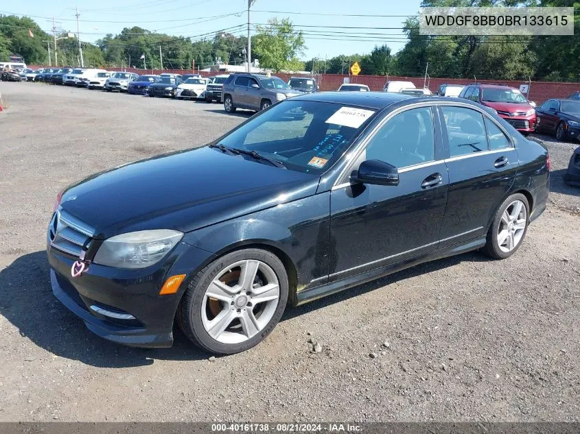 2011 Mercedes-Benz C 300 Luxury 4Matic/Sport 4Matic VIN: WDDGF8BB0BR133615 Lot: 40161738