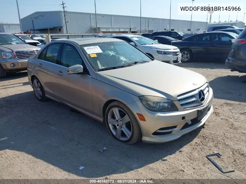 2011 Mercedes-Benz C 300 Luxury 4Matic/Sport 4Matic VIN: WDDGF8BB1BR145966 Lot: 40163773