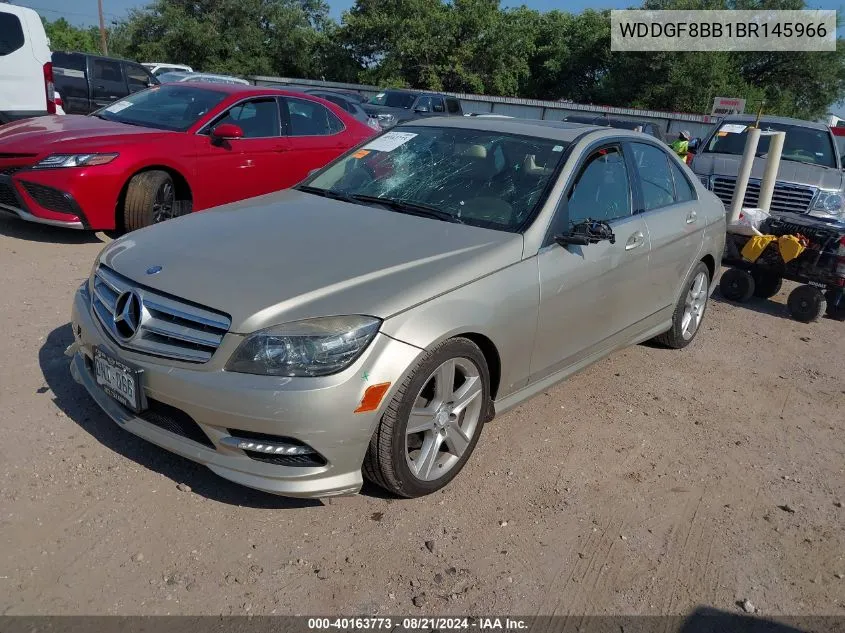 2011 Mercedes-Benz C 300 Luxury 4Matic/Sport 4Matic VIN: WDDGF8BB1BR145966 Lot: 40163773