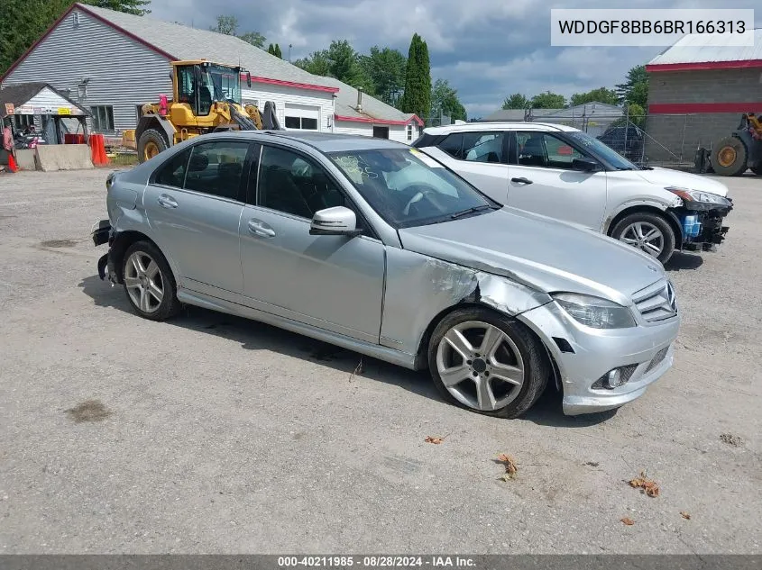 2011 Mercedes-Benz C 300 Luxury 4Matic/Sport 4Matic VIN: WDDGF8BB6BR166313 Lot: 40211985