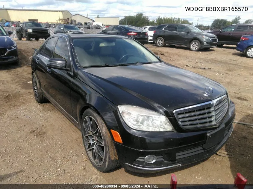 2011 Mercedes-Benz C 300 Luxury 4Matic/Sport 4Matic VIN: WDDGF8BBXBR165570 Lot: 40284334