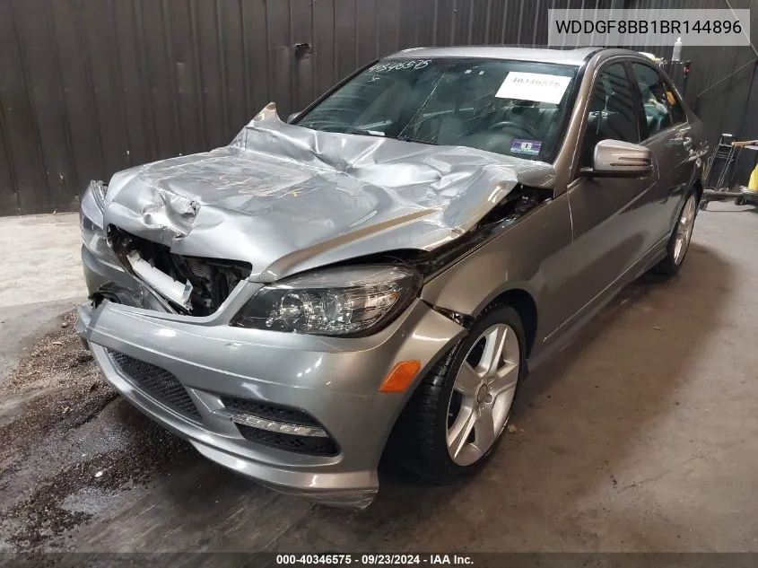 2011 Mercedes-Benz C 300 Luxury 4Matic/Sport 4Matic VIN: WDDGF8BB1BR144896 Lot: 40346575